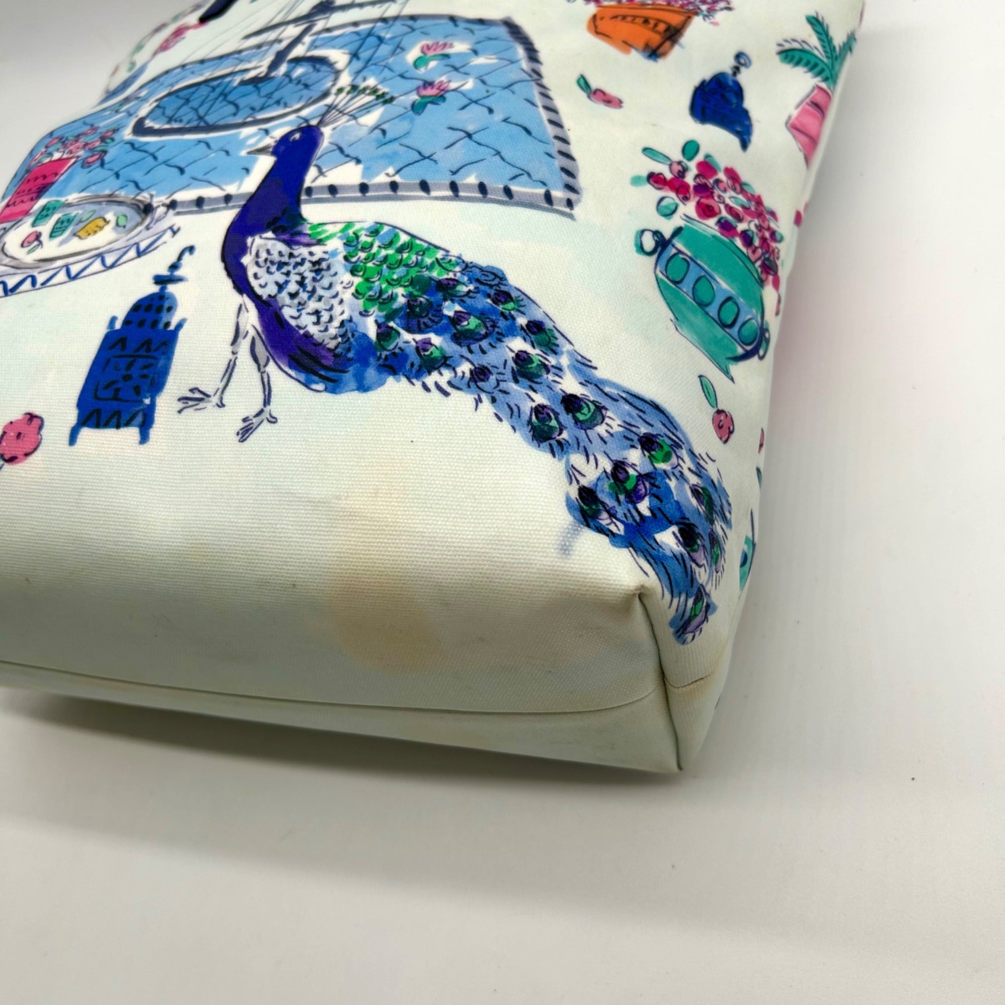 Kate Spade Full Plume Garden Blue Francis Tote Bag