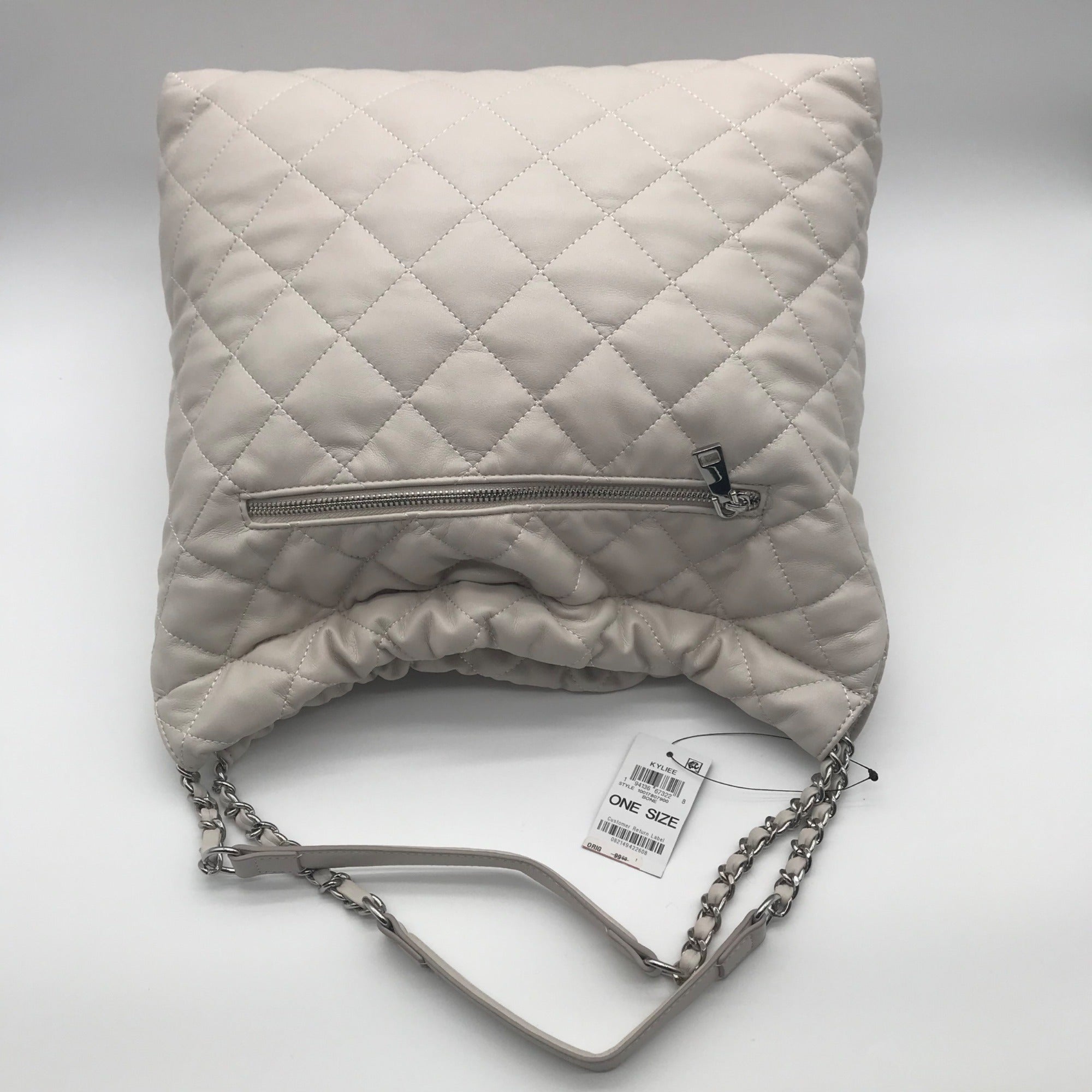 I.N.C. International Concepts Bone Quilted Kyliee Large Shoulder Bag - NWT