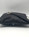 Bolzano Black Leather Envelope Crossbody