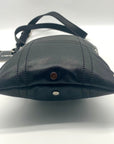 Bolzano Black Leather Envelope Crossbody