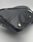 Bolzano Black Leather Envelope Crossbody