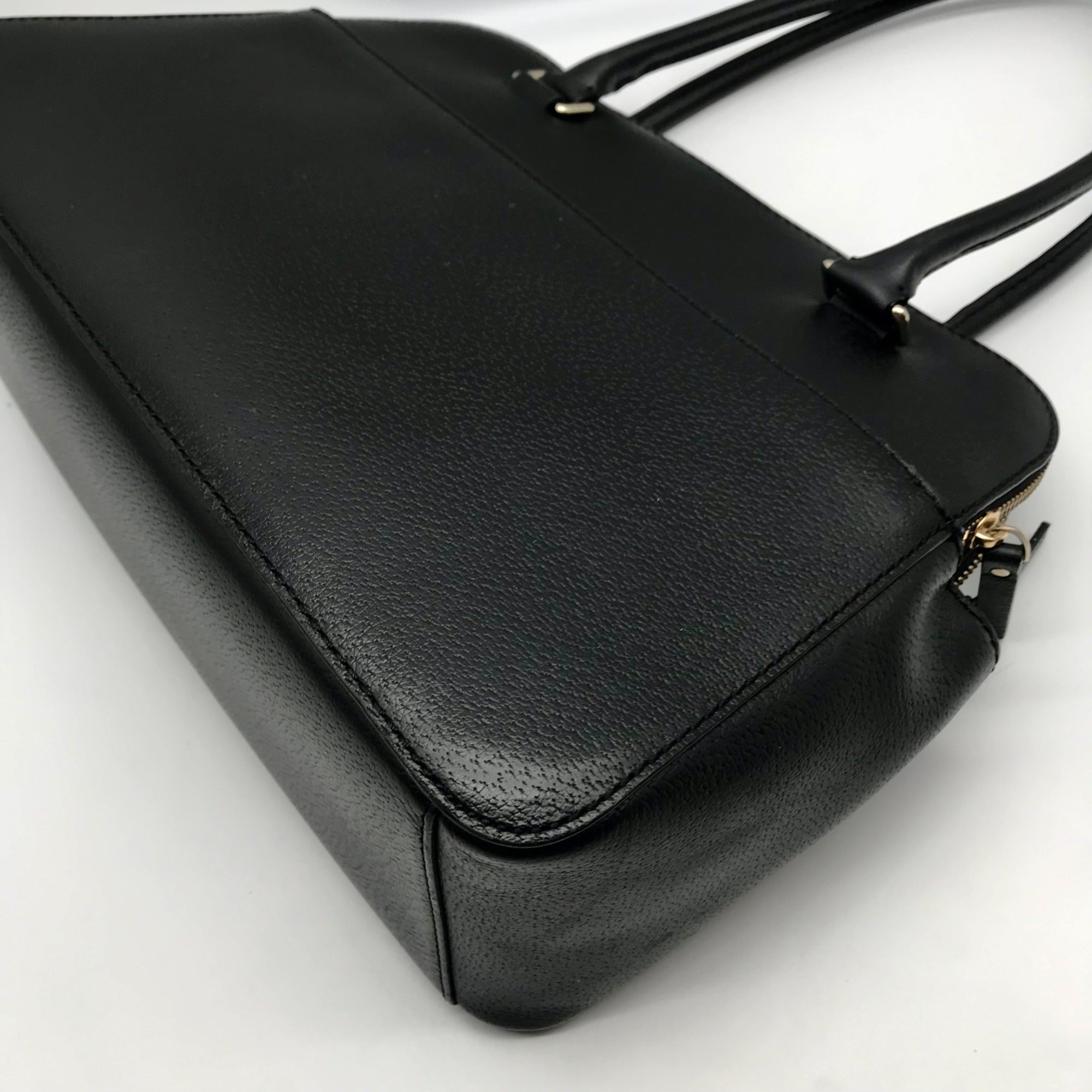 Kate Spade Black Leather Terrie Grove Street Tote Bag