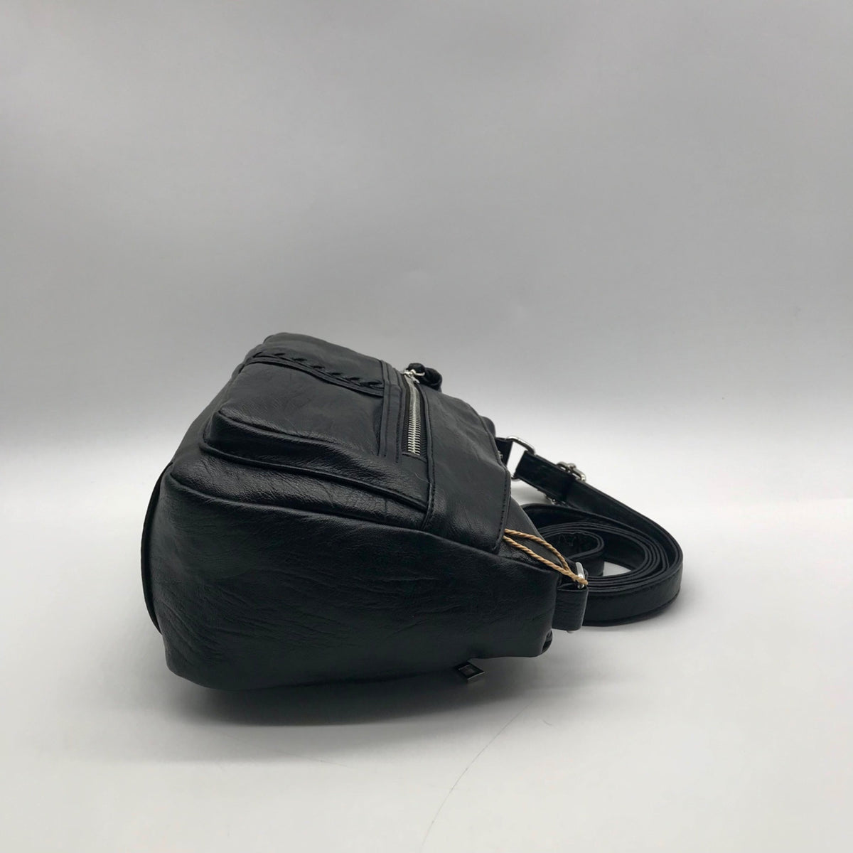 Sam Hadley Black Multi-Pocket Crossbody Bag