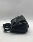 Sam Hadley Black Multi-Pocket Crossbody Bag