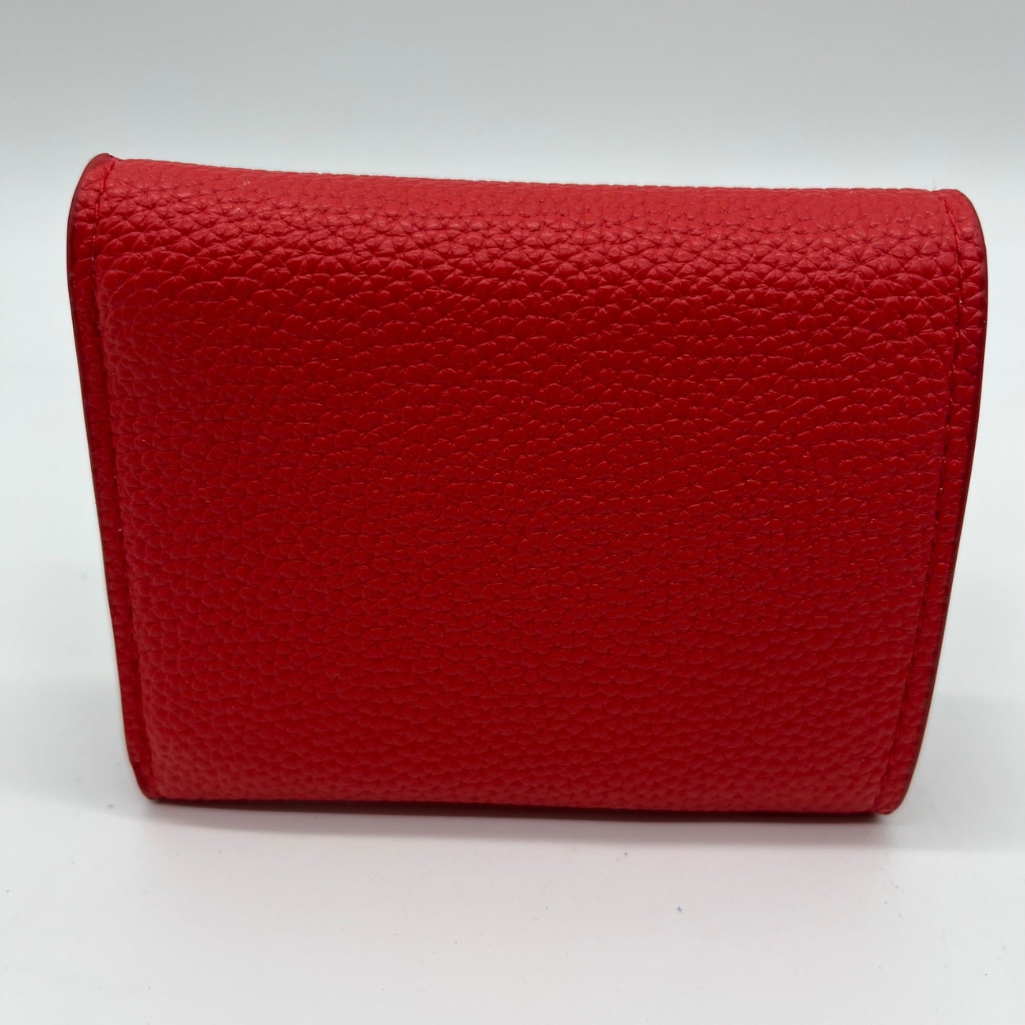 On 34th Boxed Red Faux Leather Maddynn Wallet &amp; Heart Bag Charm