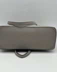 Michael Kors Grey Charlotte Large Saffiano Leather Top-Zip Tote Bag
