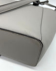 Michael Kors Grey Charlotte Large Saffiano Leather Top-Zip Tote Bag