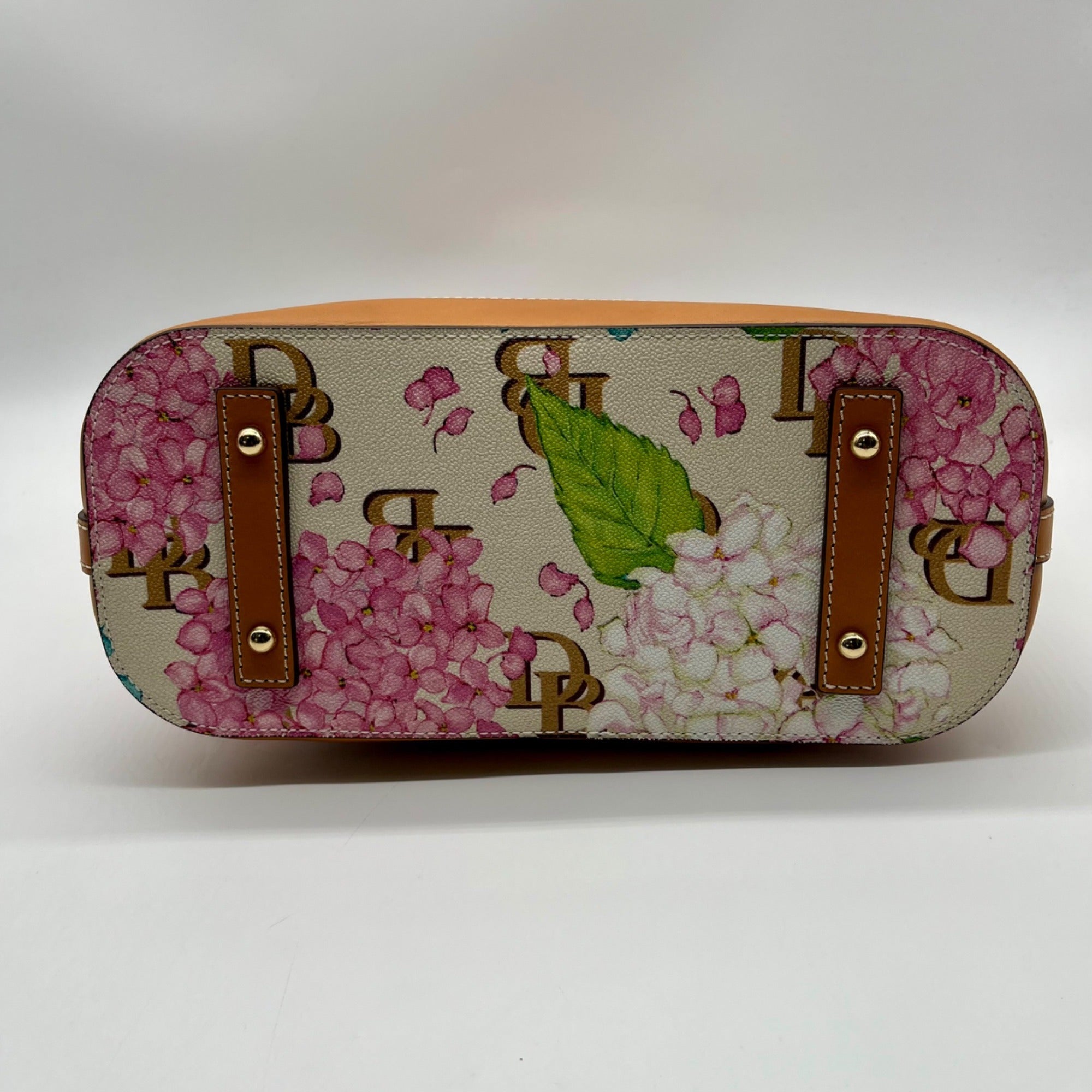Dooney &amp; Bourke Hydrangea Monogram Domed Satchel