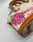 Dooney & Bourke Hydrangea Monogram Domed Satchel