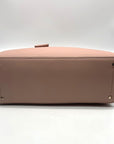 Kate Spade Eva Pink Pebbled Leather Top Zip Satchel Bag