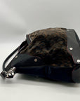 MZ Wallace Faux Fur Leopard Print Tote Bag
