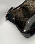 MZ Wallace Faux Fur Leopard Print Tote Bag
