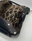 MZ Wallace Faux Fur Leopard Print Tote Bag