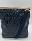 Michael Kors Black Patent Leather Crossbody Bag