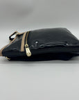 Michael Kors Black Patent Leather Crossbody Bag