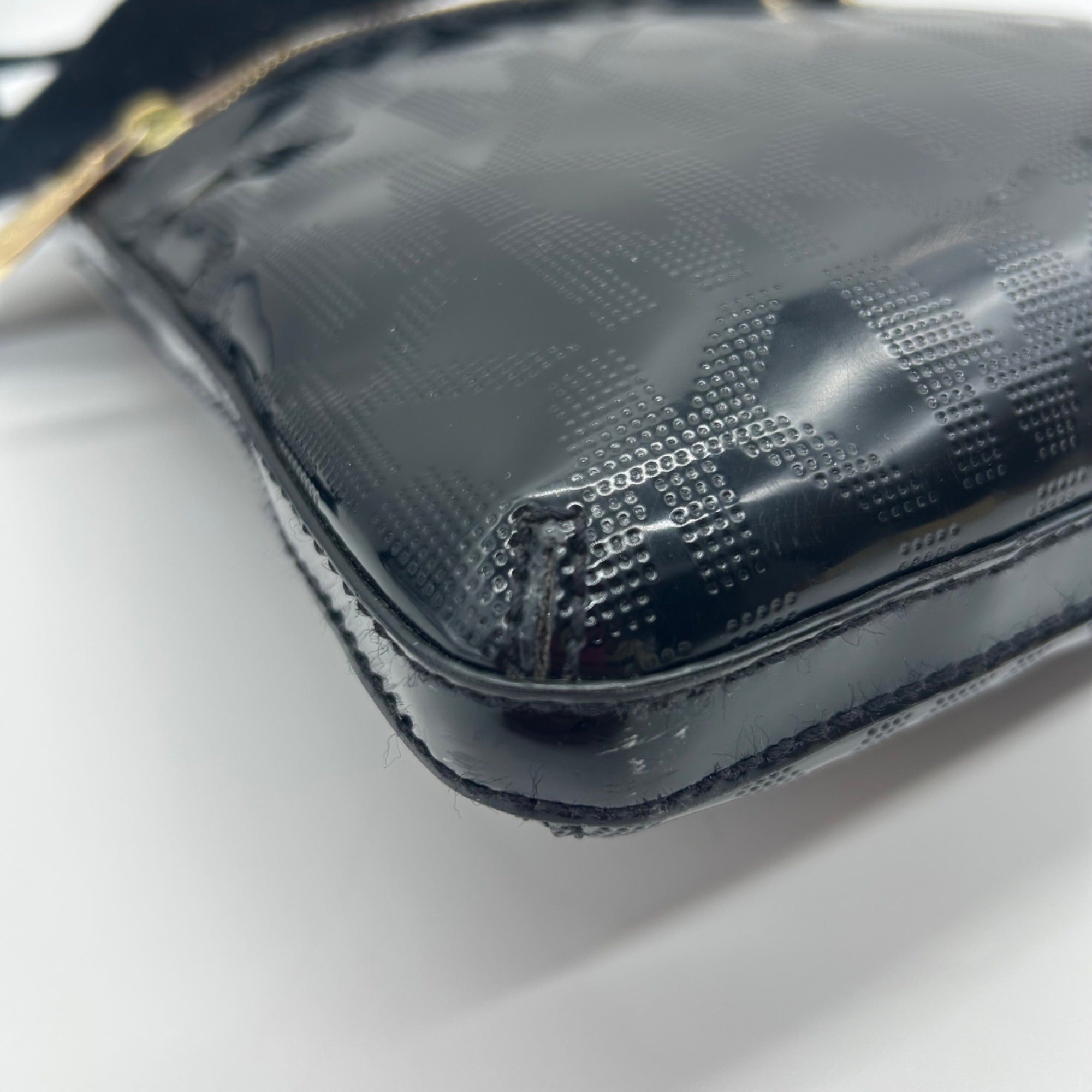 Michael Kors Black Patent Leather Crossbody Bag