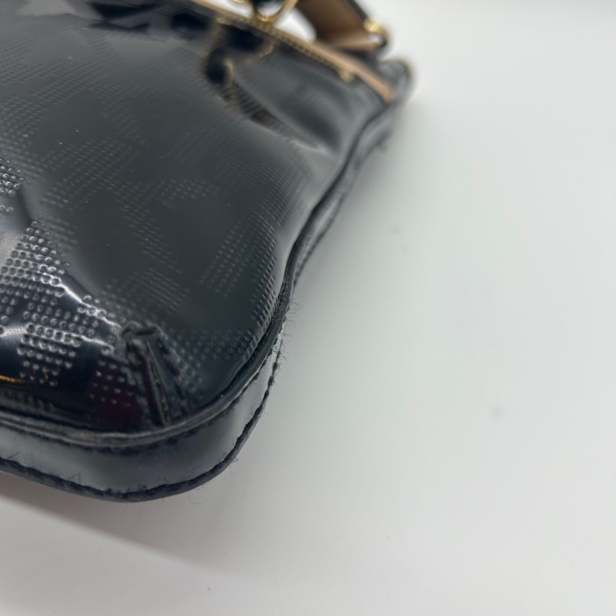 Michael Kors Black Patent Leather Crossbody Bag