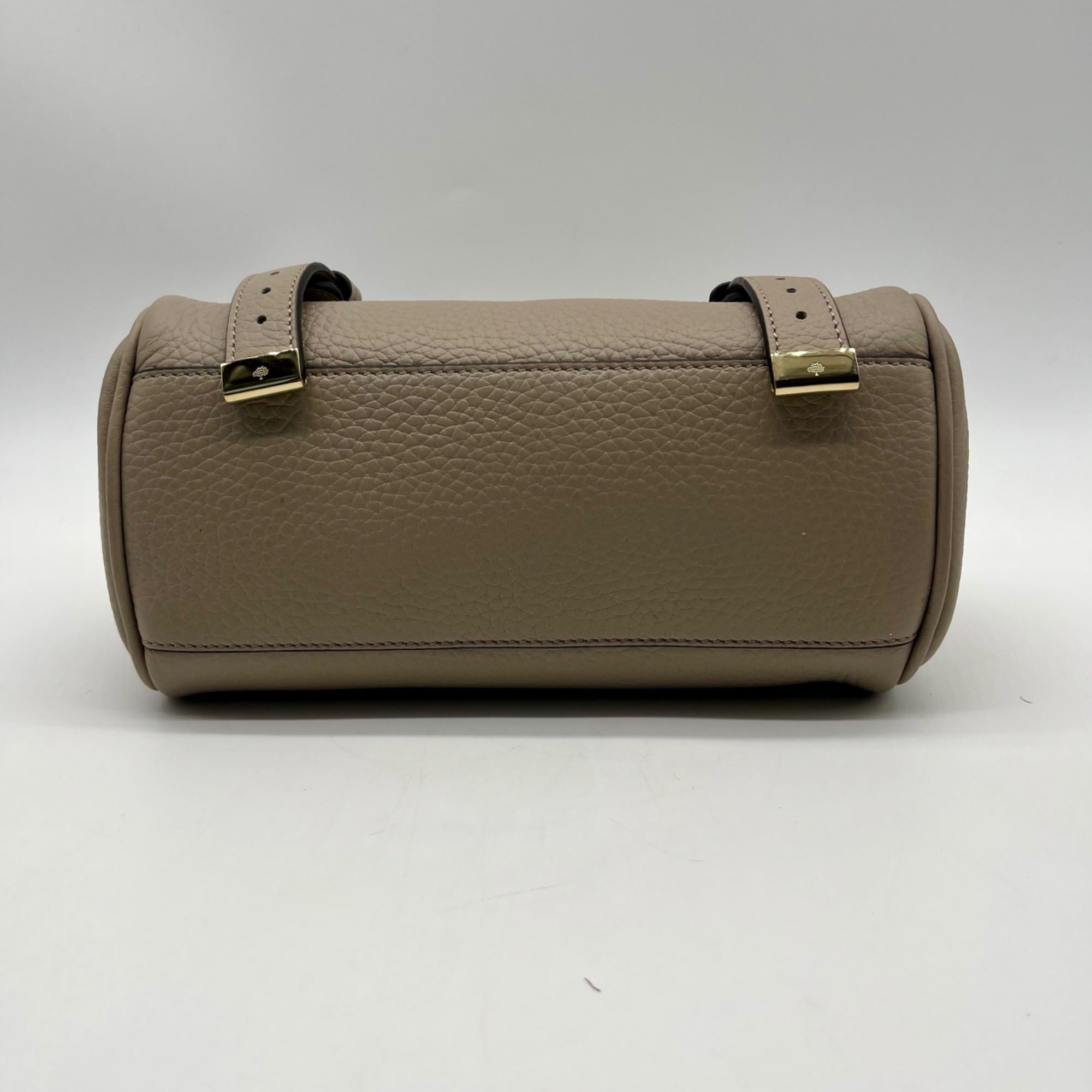 Mulberry Taupe Leather Alexa Satchel