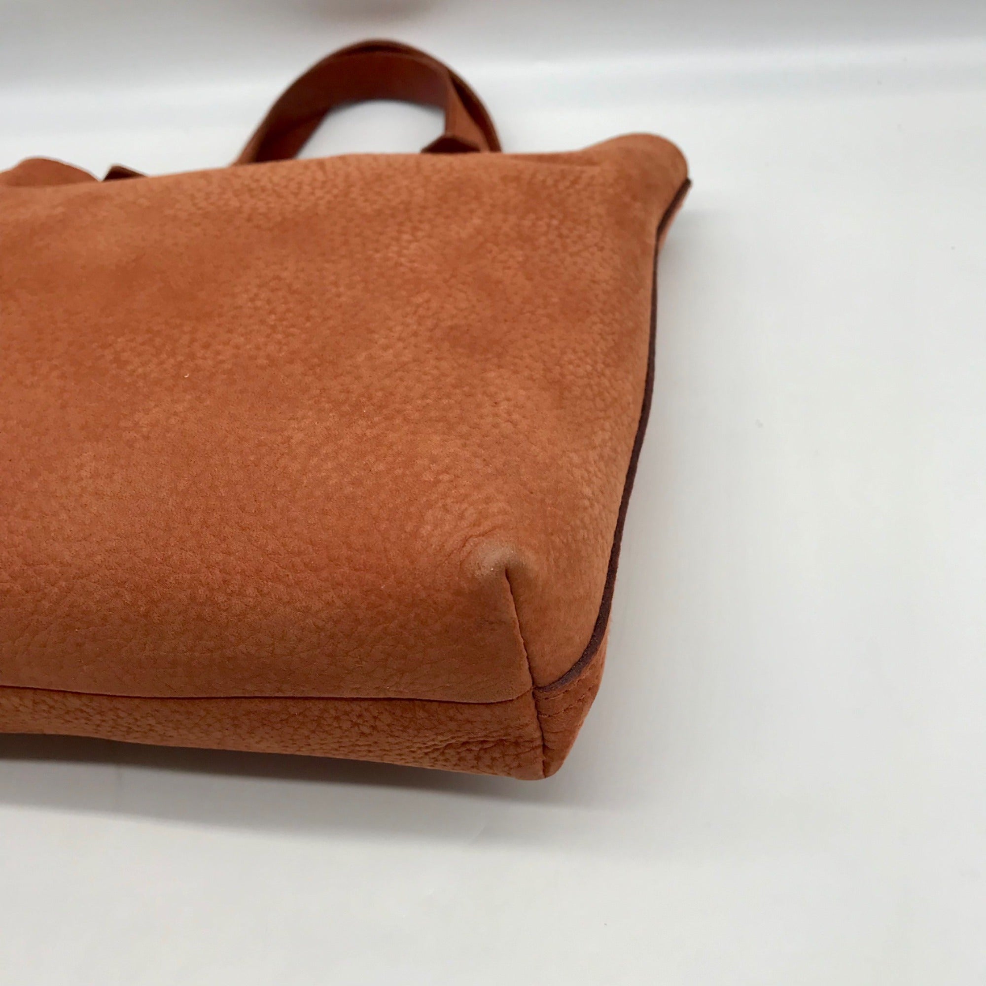 Madewell Brown Suede Zip-Top Transport Crossbody Bag