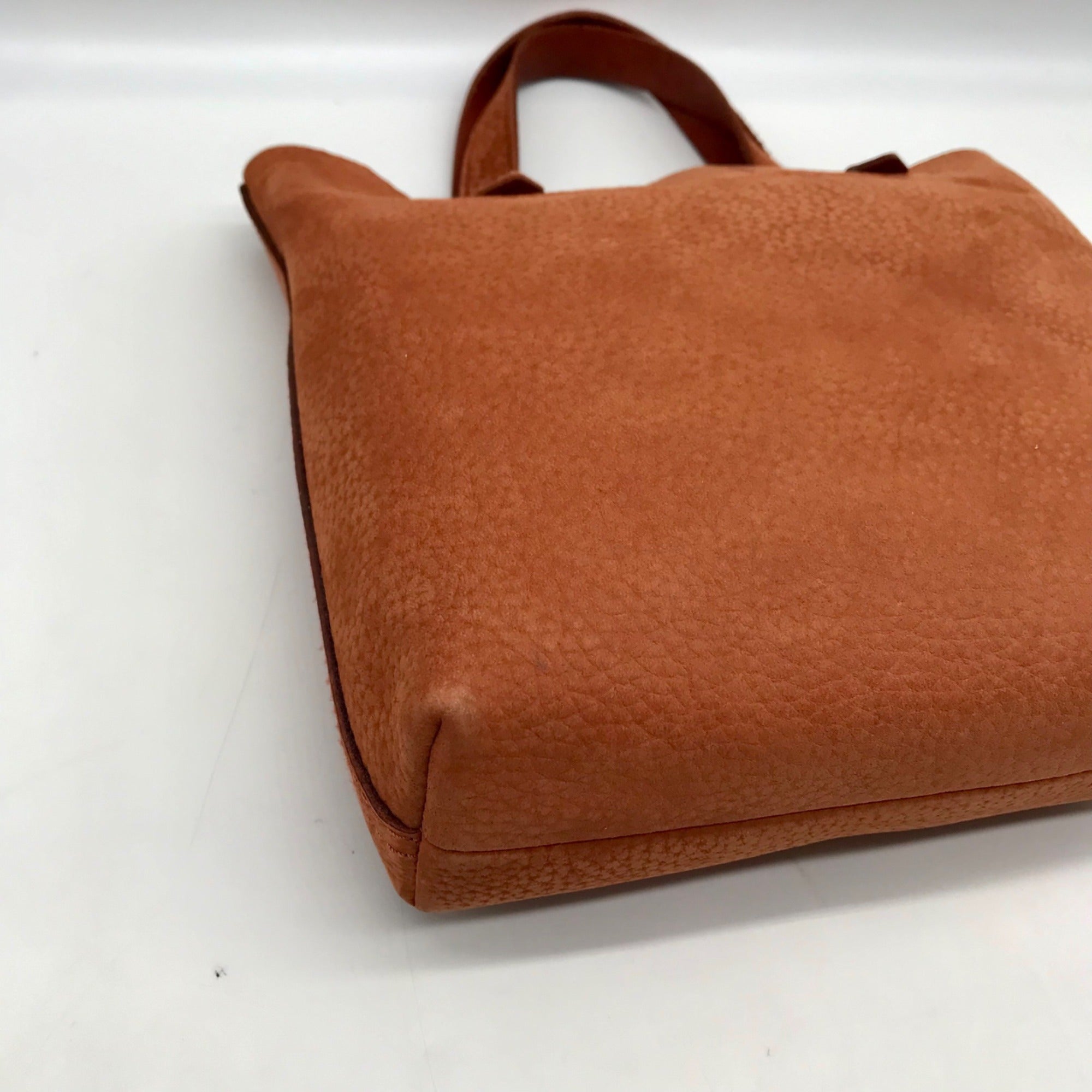 Madewell Brown Suede Zip-Top Transport Crossbody Bag