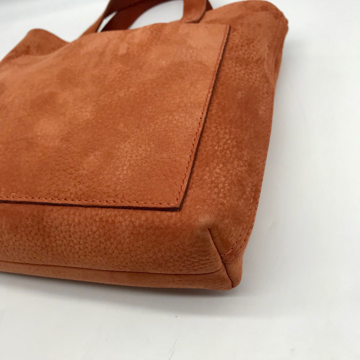 Madewell Brown Suede Zip-Top Transport Crossbody Bag
