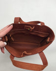 Madewell Brown Suede Zip-Top Transport Crossbody Bag
