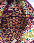 Vera Bradley Purple Plum Crazy Duffle/ Crossbody Bag Set