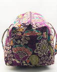 Vera Bradley Purple Plum Crazy Duffle/ Crossbody Bag Set