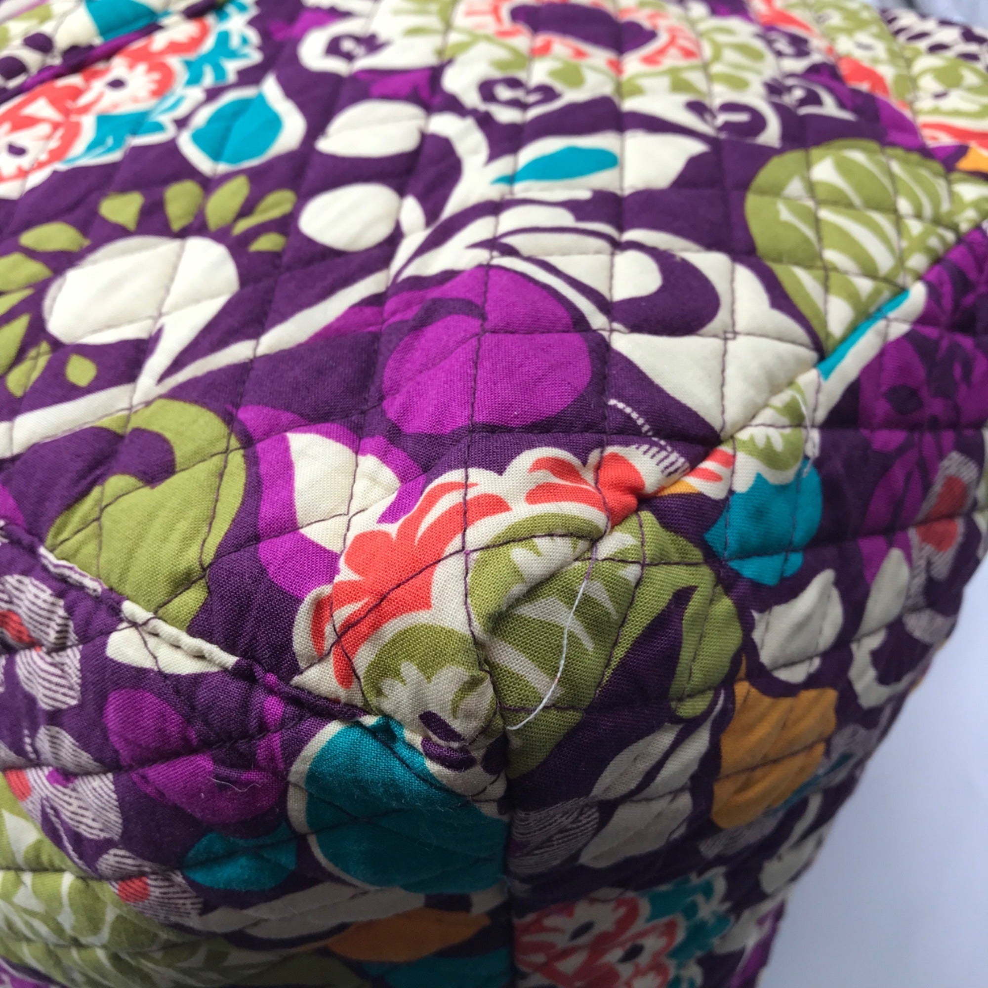 Vera Bradley Purple Plum Crazy Duffle/ Crossbody Bag Set