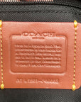 Coach Black Grain Leather & Suede Drew Satchel  F40862