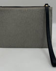 Martina Mori Calf Hair Leather Wristlet Clutch