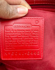 Coach Grey Vintage Herringbone Tweed Shoulder Bag 6446