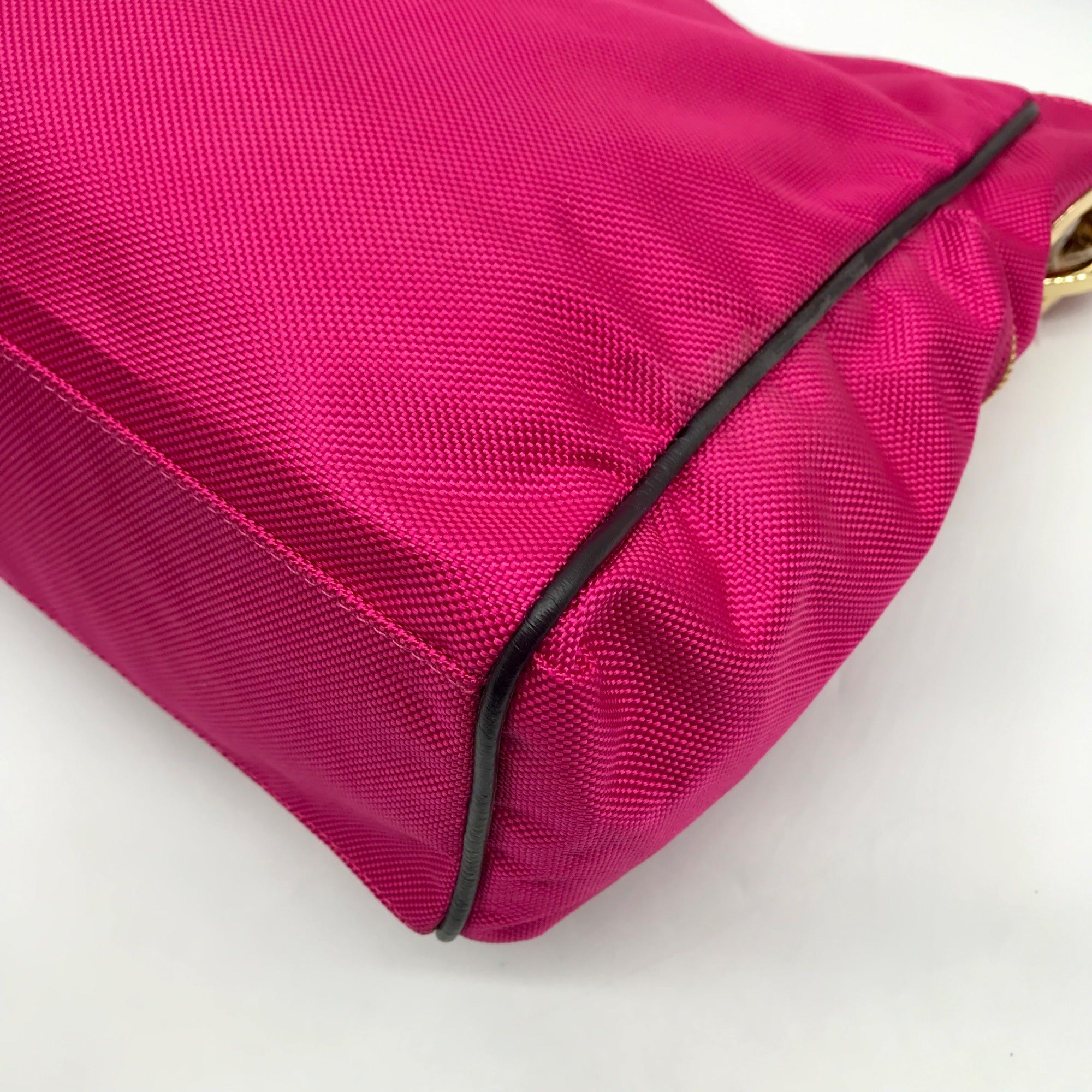 JPK Paris Pink Fabric Hobo Bag