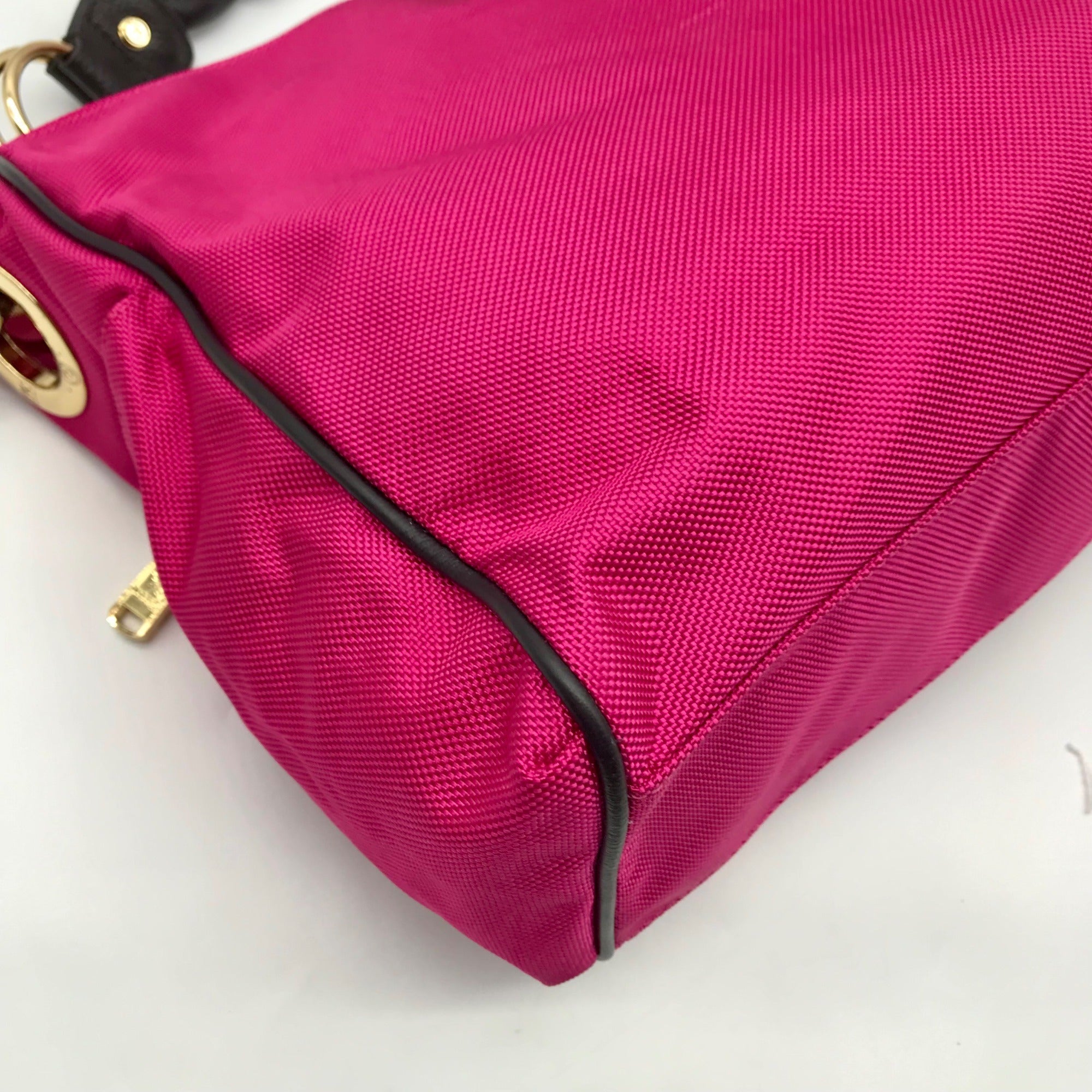 JPK Paris Pink Fabric Hobo Bag