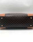 Rioni Brown Canvas Princess Convertible Satchel