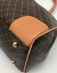 Rioni Brown Canvas Princess Convertible Satchel