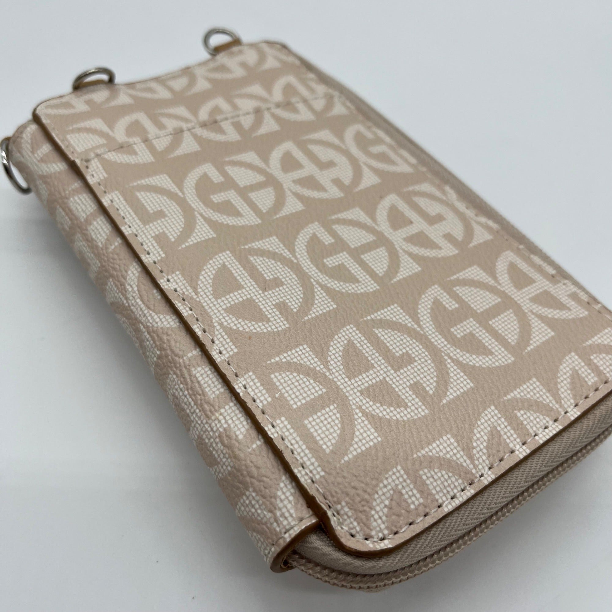 Giani Bernini Neutral Signature Phone Pouch Wallet Crossbody