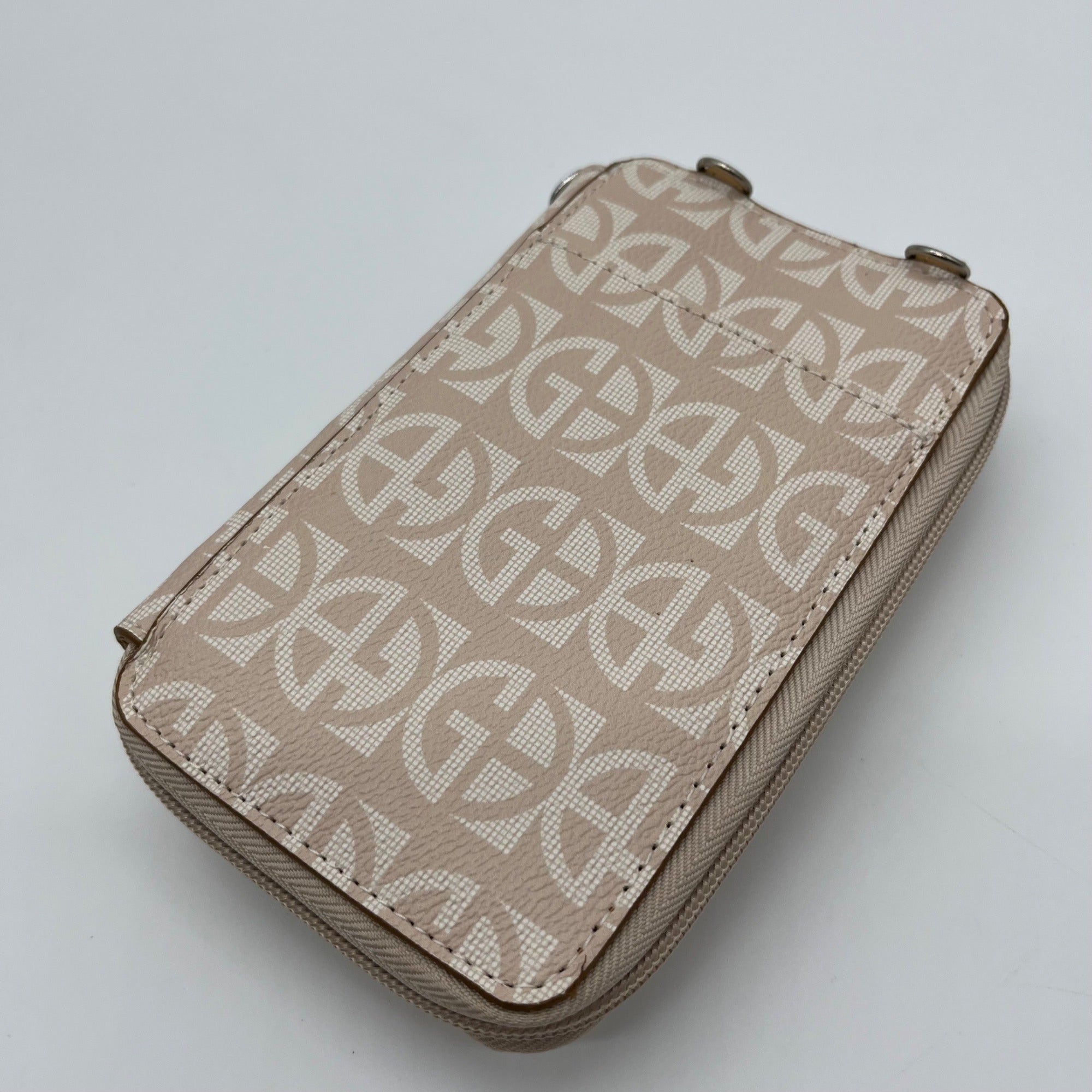 Giani Bernini Neutral Signature Phone Pouch Wallet Crossbody
