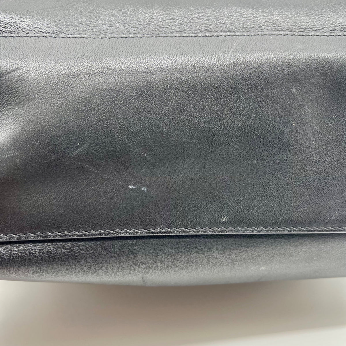 Coach Black Leather Satchel Tote Bag 9182