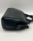 Coach Black Leather Satchel Tote Bag 9182