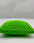 MMS Brands Green Handmade Beaded Tote Bag