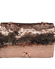 I.N.C. International Concepts Rose Gold Ajae Soft Sequin Top Handle Bag