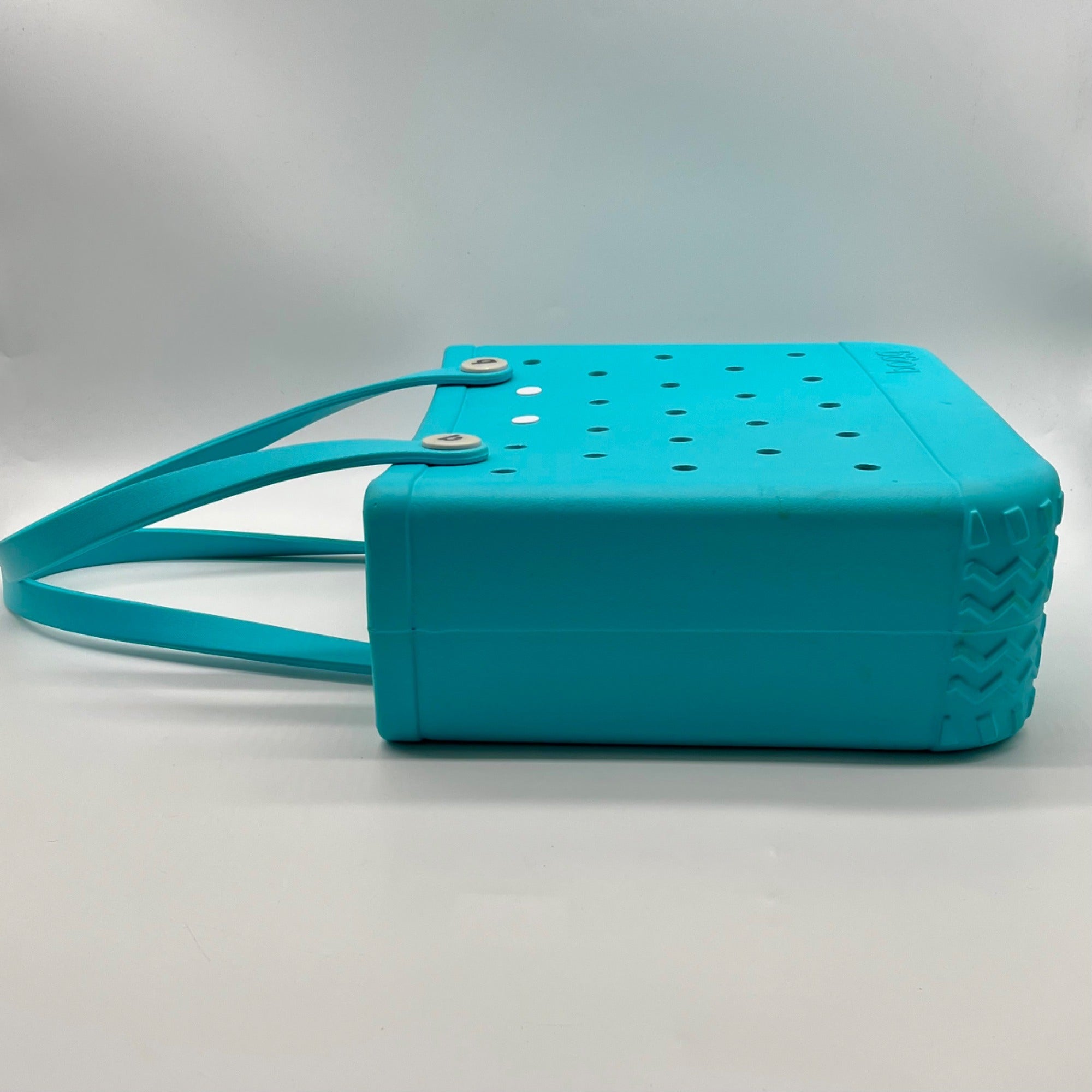 Bogg Bag Turquoise Synthetic Waterproof Tote Bag