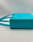 Bogg Bag Turquoise Synthetic Waterproof Tote Bag