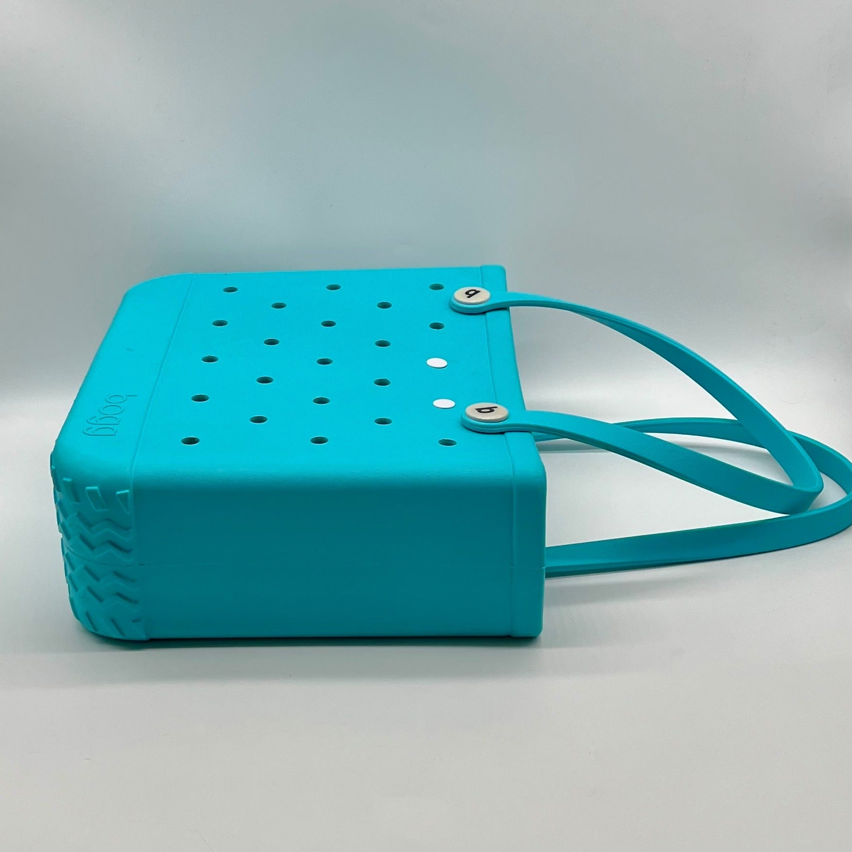 Bogg Bag Turquoise Synthetic Waterproof Tote Bag