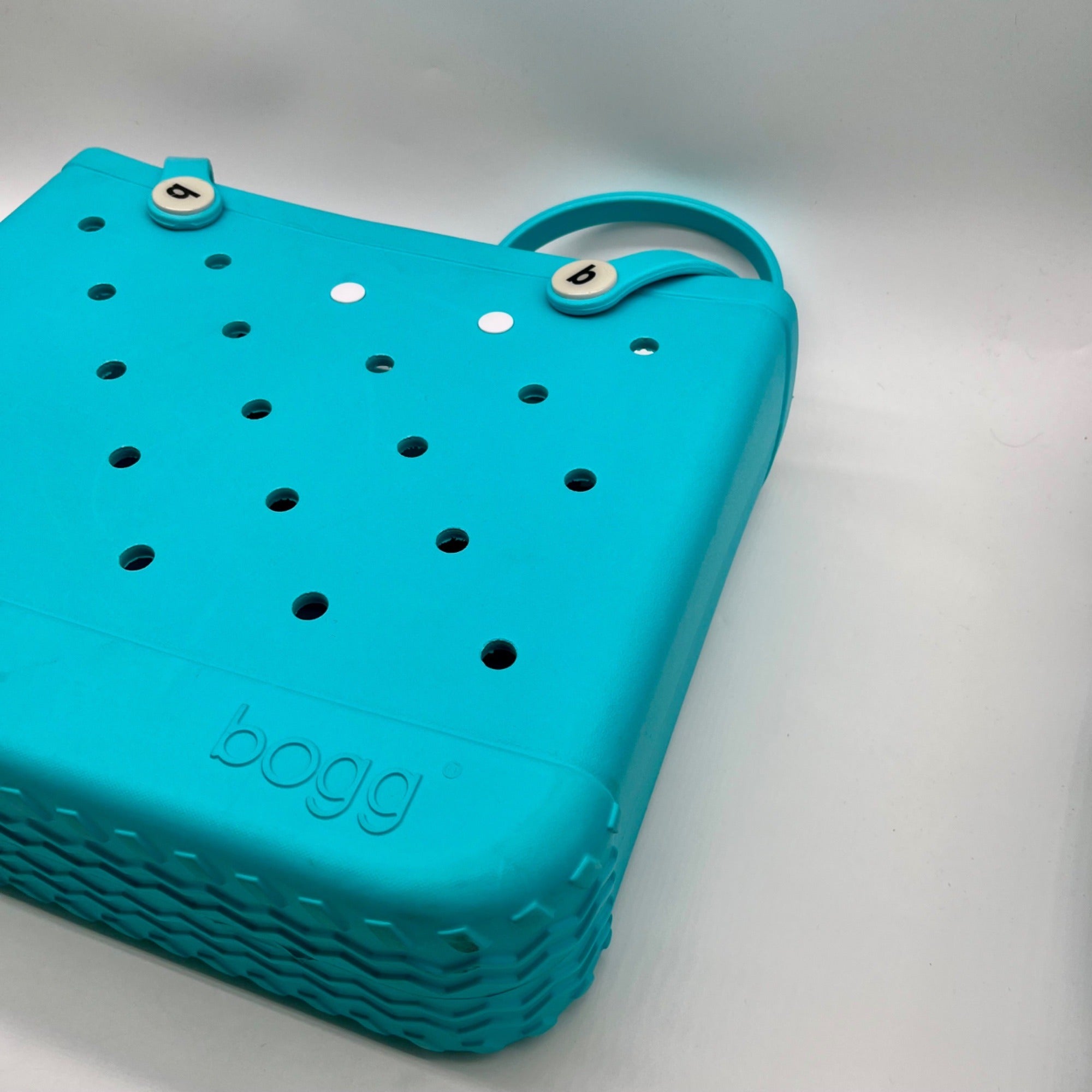 Bogg Bag Turquoise Synthetic Waterproof Tote Bag