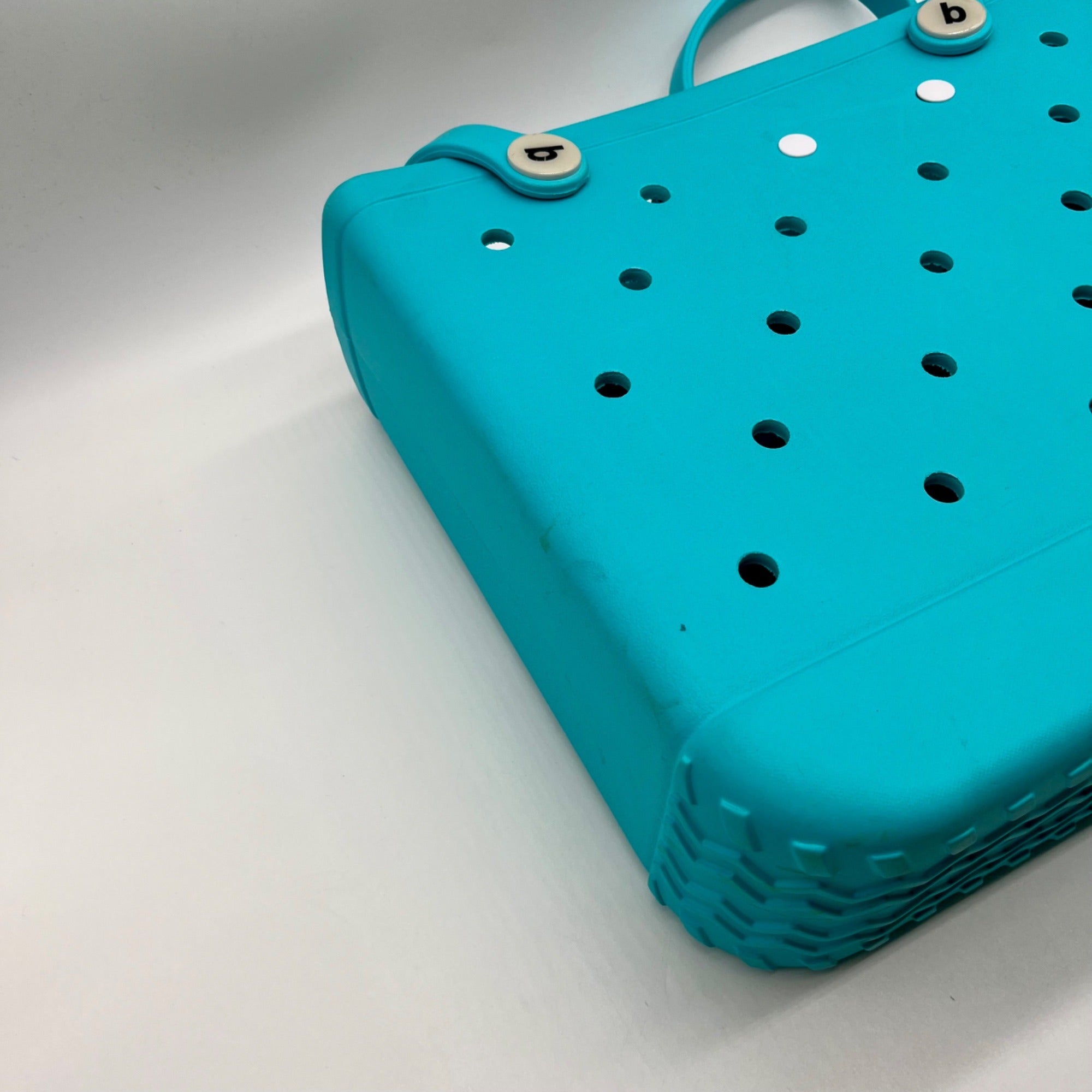 Bogg Bag Turquoise Synthetic Waterproof Tote Bag
