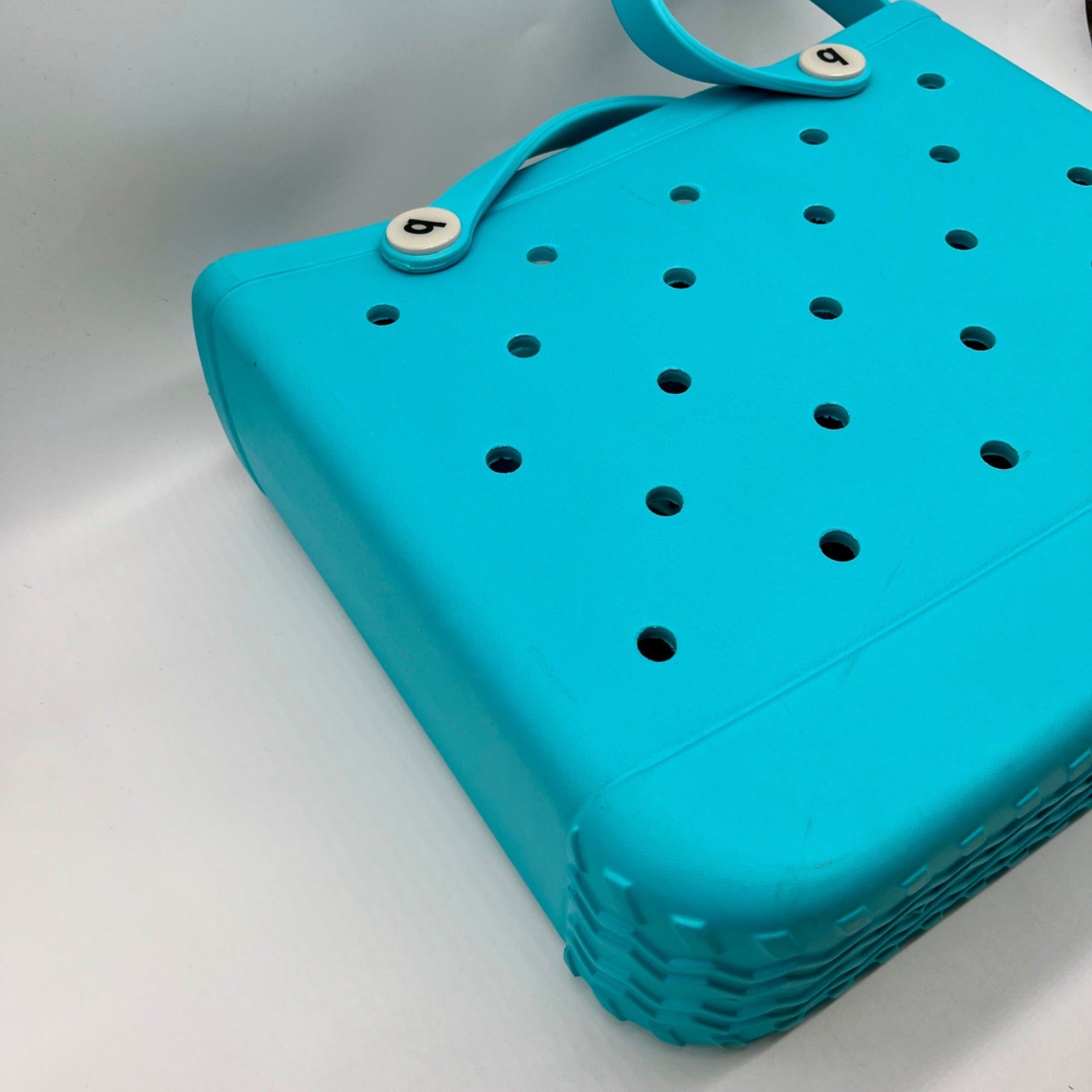 Bogg Bag Turquoise Synthetic Waterproof Tote Bag