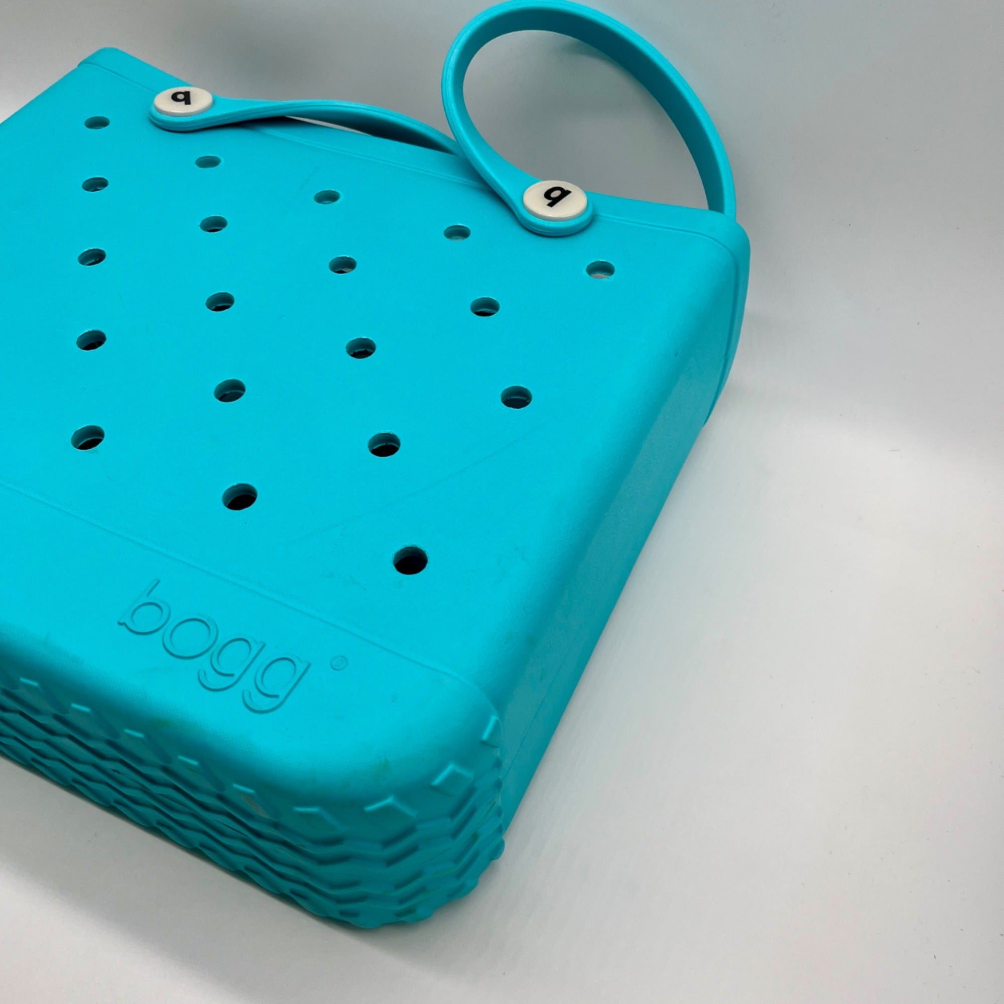 Bogg Bag Turquoise Synthetic Waterproof Tote Bag