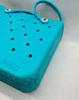 Bogg Bag Turquoise Synthetic Waterproof Tote Bag